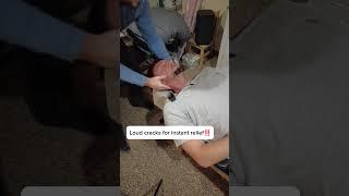 Instant relief from chiropractic adjustments