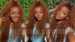 Gorgeous Ginger Curly Lace Front Wig ft. Incolorwig | PETITE-SUE DIVINITII