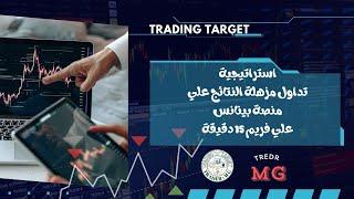استراتيجية تداول ناجحة علي فريم 15 دقيقة منصة بينانس