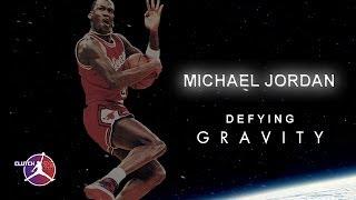 MICHAEL JORDAN DEFYING GRAVITY