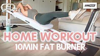 10 Minutes FULL BODY HOME workout | Powered by GR8FLEX Total Performance Gym | Carolina B