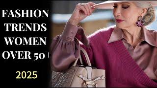 2025 Fashion Trends for women over 50. DON'T MISS IT!