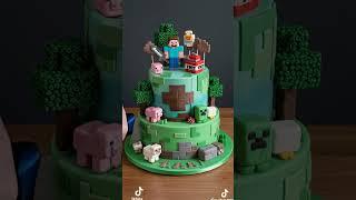 EPIC Minecraft Birthday Cake – Creeper & TNT Surprise!
