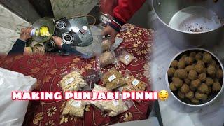 ਪੰਜਾਬੀ ਪਿੰਨੀਆਂ ਕਿੱਦਾਂ ਬਣਾਇਆ …| punjabi pinniya 🫣 watch full video… #pinnirecipe #tastyfood