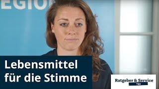 Die richtigen Lebensmittel für die Stimme I Ratgeber & Service: Stimmcoaching I REGIONAL.report