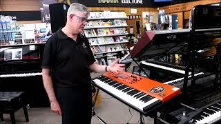 Leith Ewert demonstrates the new Vox Continental Stage Organ at Prestige Pianos and Organs.