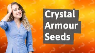 How many armor seeds for full crystal osrs?