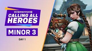 Calling All Heroes: Minor 3 2024-25 [Day 1]