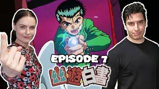 YUSUKE DESTROYS GOUKI!! Yu Yu Hakusho REACTION - Episode 7