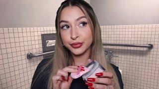 ASMR $5 Makeovers in School bathroom ‍ (fast and aggressive)