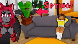 We Were SECRETLY Spying On Our Neighbors! (Brookhaven RP Roblox)