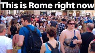 Rome,Italy - This is Rome Right Now | Rome Trastevere Walking tour 2025