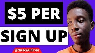 Earn 5$ Per Signup With This Affiliate Marketing Program