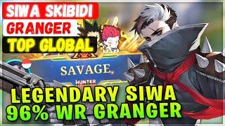 SAVAGE!! Legendary Siwa 96% Win Rate Granger [ Top Global Granger ] n92e715611 - Mobile Legends