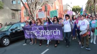 The Trans March in San Francisco Begins