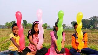 outdoor fun with Rocket Balloon and learn colors for kids by I kids episode -477.