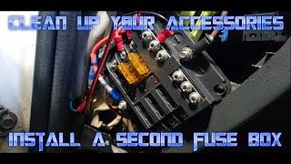 How to Install a Secondary Fuse Box Quickly and Easily (Car Auxiliary Fuse Box)
