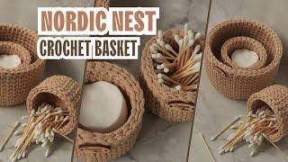 How to Crochet a Basket | Tutorial