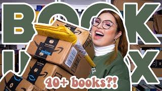 MASSIVE birthday book haul unboxing (thank YOU)