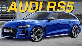 All New 2025 Audi RS5 Avant | First Look | Hybrid | Rendering | Spy Shots | Coming Soon