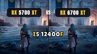 RX 5700 XT vs RX 6700 XT - i5 12400F - 1080p + FSR - Test In 13 Games