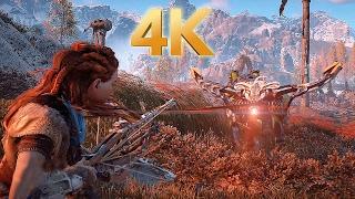 Horizon Zero Dawn - PS4 Pro Gameplay in 4K @ 2160p HD 