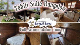 Sanguli Resort - Accommodation tour of a TAHITI SUITE BUNGALOW, Salou | Detailed look 