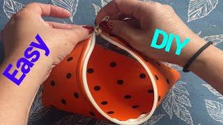 You Can Make 100 Of These For Sale/ Easy DIY Lovely Pouch / How To Sew A Zipper Pouch For Beginners