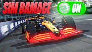 100% Race at Monaco with Simulation Damage