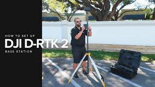 DJI D-RTK 2 Base Station Set Up