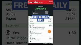 FREE  DAILY FOOTBALL PREDICTION TIPS TODAY 09/11/2022@mybetpredictz #betting #bettingtips