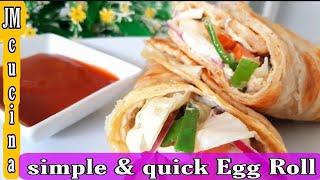 Egg Roll Recipe | Simple and Quick Recipe | JM Cucina