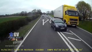 Dangerous overtake causes a secondary crash