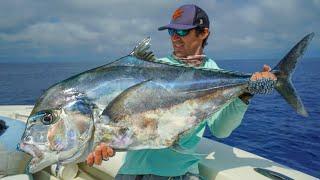 Jigging for GIANT Reef Fish 80 Miles Offshore!