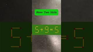 move two sticks #puzzle #puzzlegames
