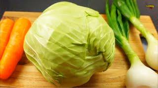 WHY DIDN'T I KNOW ABOUT THIS CABBAGE RECIPE BEFORE? BETTER THAN MEAT!