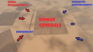 1,400,000 Roman Generals vs 16,050 Berserkers | Reinforcements for Both Teams | UEBS 2