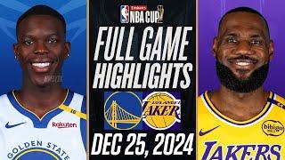 WARRIORS vs LAKERS FULL GAME HIGHLIGHTS | December 25, 2024 | NBA Full Game Highlights Today 2K25