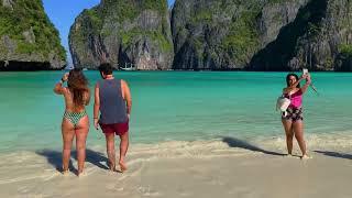 Phi Phi Island 2023 Thailand , IS MAYA BAY WORTH THE HYPE? Maya Bay, Koh Phi Phi, Krabi.. 4k HDR