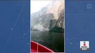 Derrumbe en el Cañón del Sumidero en Chiapas | Noticias con Francisco Zea