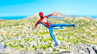 GTA 5 Epic Ragdoll GREEN SPIDERMAN VS RED MINIONVS GREEN HULK (Euphoria Physics & Funny Fails)