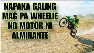 Grabe ang galing mag pa wheelie ng  motor #mototrail #motocross #roadtrip