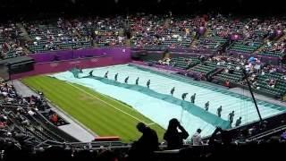 Regenpause in Wimbledon, Olympic Games 2012 London
