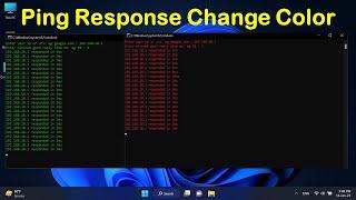 Ping Changes Color When Result Change