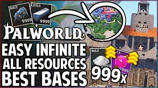 Palworld - How to Get INFINITE Refined Ingot & More - All Resources Best Base Location & Pals Guide!