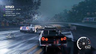 GRID Legends - Nissan Skyline R34 GT-R Time Attack Snow Downhill Gameplay