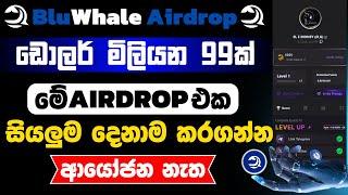 Bluwhale airdrop 2025 | bluwhale airdrop sinhala