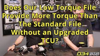 Do Low Torque Files Provide More Torque Than A Stock Car With A Locked TCU? | 034Motorsport FAQ