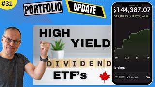 High Yield ETF Comparison.”XEI vs “VDY”. My 144K Wealth Simple Trade Account. ETFs I am Adding