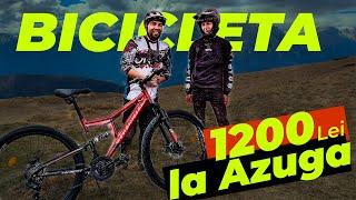 Bicicleta de 1200lei pe traseu de downhill - REZISTA?